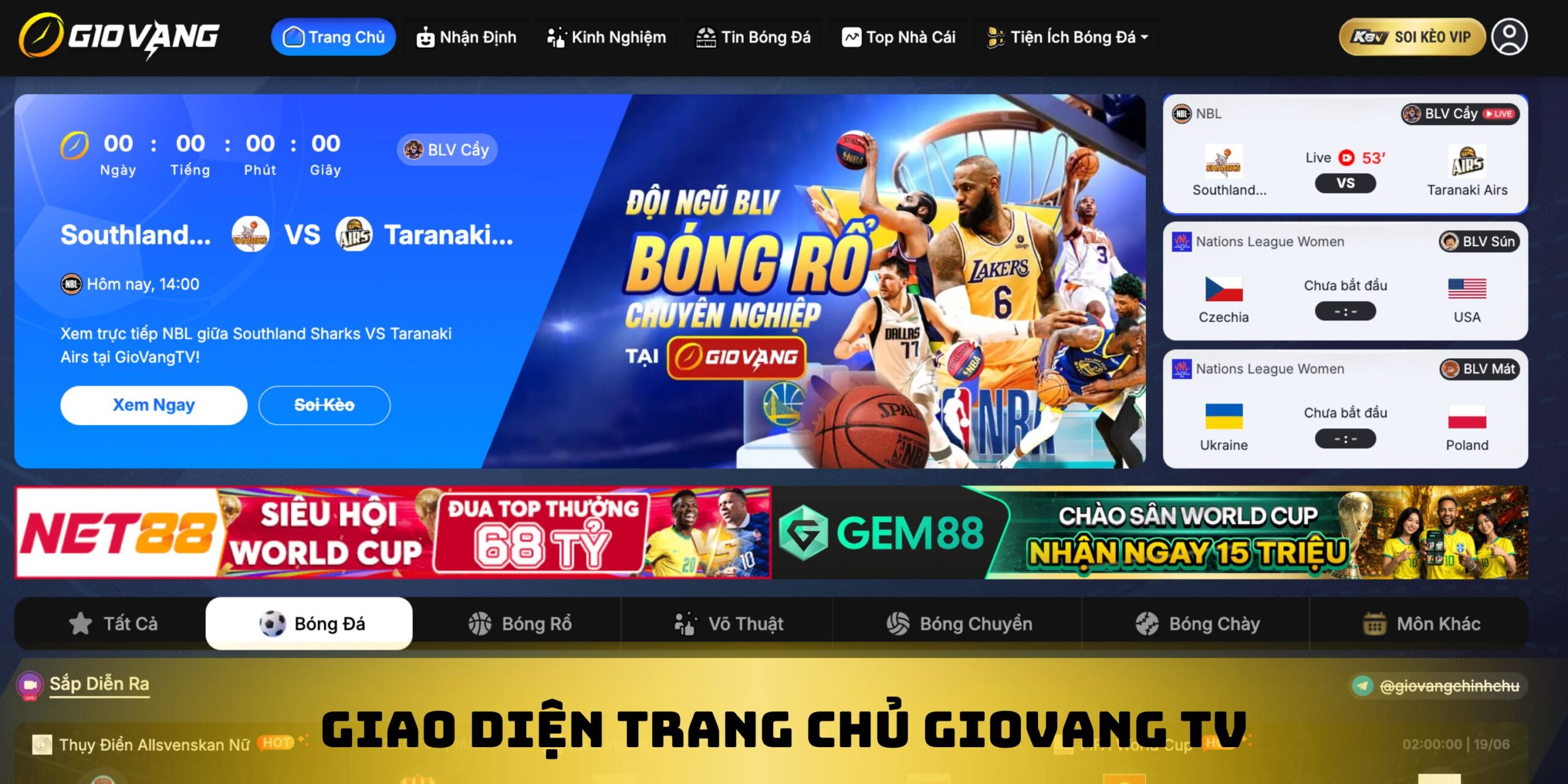 Trang chủ chính thức của giovang tv Trang chủ chính thức của giovang tv