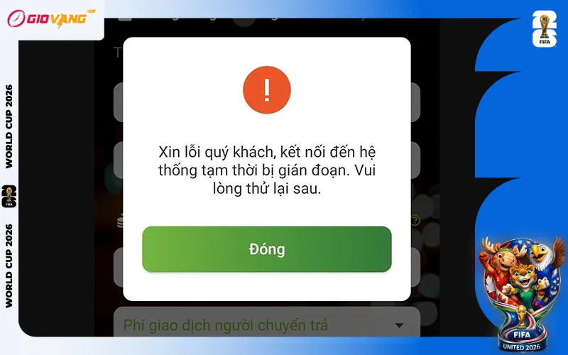 Chậm giao dịch thường là vào thời điểm ngân hàng bảo trì