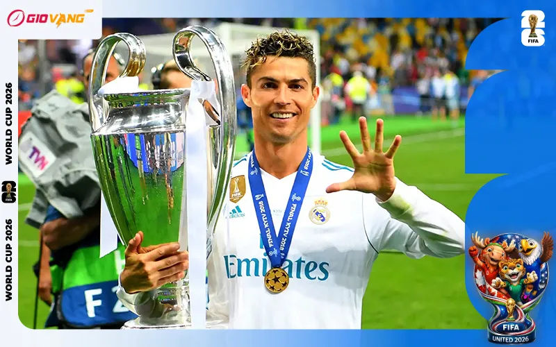 Tiểu sử Cristiano Ronaldo được lấp đầy từ khi đến Real Madrid