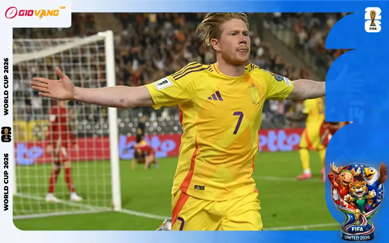 Kevin De Bruyne sẽ có những đường chuyền cuối cùng tại kỳ WC này